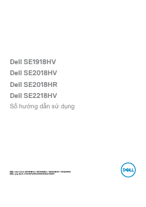 Hướng dẫn sử dụng Dell SE1918HV Màn hình LED