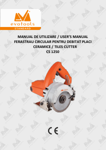 Manual Evotools CS1250 Ferăstrău circular