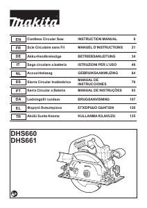 Handleiding Makita DHS661 Cirkelzaag