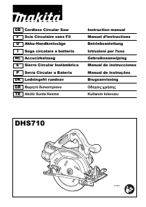 Handleiding Makita DHS710 Cirkelzaag