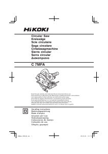 Manual Hikoki C 7MFA Circular Saw