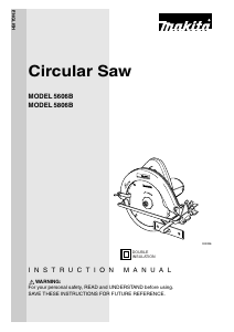 Handleiding Makita 5606B Cirkelzaag
