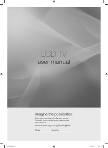 Manual Samsung LA52A900G1F Armani LCD Television