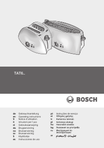 Mode d’emploi Bosch TAT61088 Grille pain
