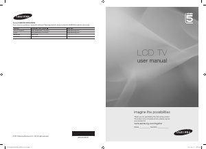 Manual Samsung LA32C530F1W LCD Television