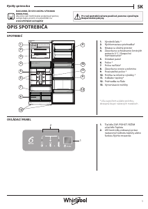 Návod Whirlpool WT70I 831 X Chladnička s mrazničkou
