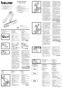 Käyttöohje Beurer LS 10 Matkatavaravaaka
