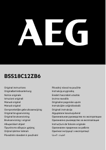 Rokasgrāmata AEG BSS18C12ZB6 Trieciena uzgriežņu atslēga