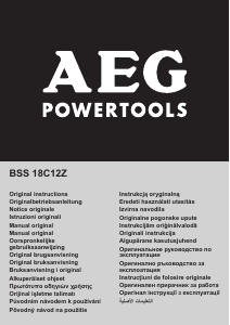 Manual AEG BSS18C12Z Cheie de impact