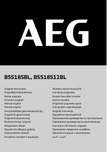 Kullanım kılavuzu AEG BSS18S12BL Darbeli somun sıkma