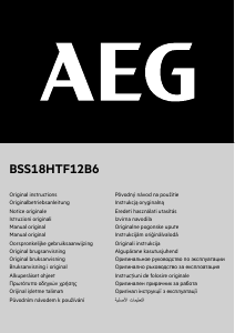 Priručnik AEG BSS18HTF12B6 Udarni ključ