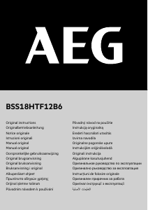 Mode d’emploi AEG BSS18HTF12B6 Visseuse à choc