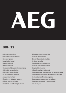 Bruksanvisning AEG BBH 12 Borrhammare