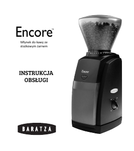 Instrukcja Baratza Encore Młynek do kawy