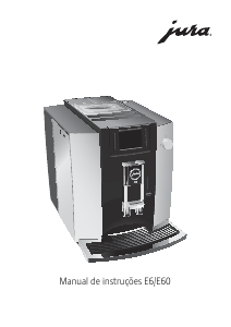 Manual Jura E6 Máquina de café