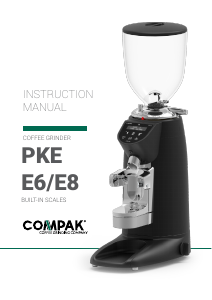 Handleiding Compak PKE E8 Koffiemolen