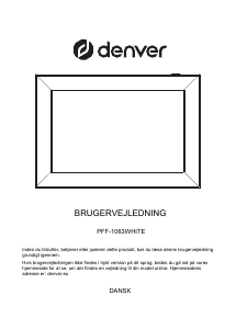 Brugsanvisning Denver PFF-1063 Digital fotoramme