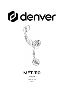 Mode d’emploi Denver MET-110 Détecteur de métaux
