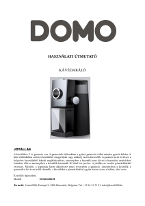 Használati útmutató Domo DO42440KM Kávédaráló