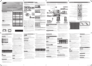 Mode d’emploi Samsung PS43E470A1R Téléviseur plasma