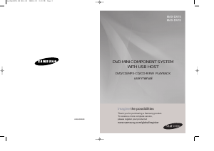 Manual Samsung MAX-DA76 Stereo-set