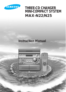 Manual Samsung MAX-N22 Stereo-set