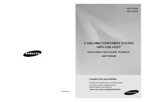 Handleiding Samsung MAX-DA54 Stereoset