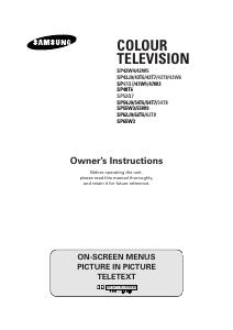 Handleiding Samsung SP-65W3HF1 Televisie