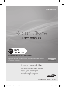 Manual Samsung SW7530 Vacuum Cleaner
