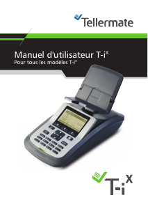 Mode d’emploi Tellermate T-ix 3000 Compteur de monnaie