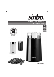 Kullanım kılavuzu Sinbo SCM 2934 Kahve değirmeni