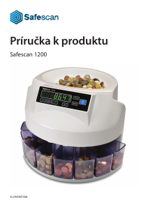 Návod Safescan 1200 Počítadlo mincí