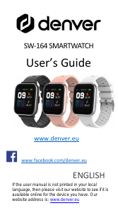 Brugsanvisning Denver SW-164MK2 Smartwatch