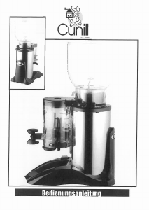 Bedienungsanleitung Cunill Marfil-Inox Kaffeemühle