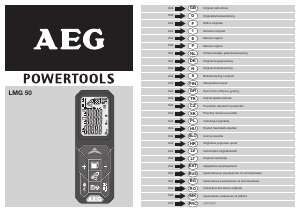 Priročnik AEG LMG 50 Laserski merilnik razdalje