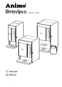 Manuale Animo OptiVend 1 TL Macchina da caffè