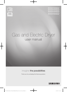 Mode d’emploi Samsung DV45H7000GW Sèche-linge