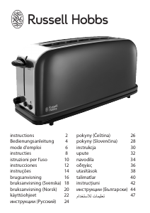Bedienungsanleitung Russell Hobbs 21391-56 Colours Flame Red Toaster