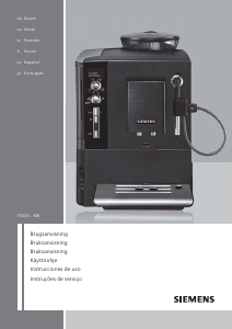 Bedienungsanleitung Siemens TE503211RW Espressomaschine