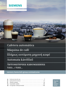 Manual de uso Siemens TI355209RW Máquina de café espresso