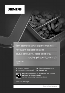 Kullanım kılavuzu Siemens TP501R09 Espresso makinesi