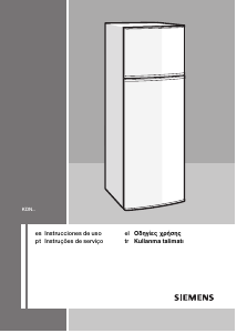 Manual Siemens KD36NA43 Fridge-Freezer