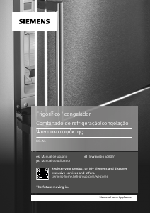 Manual Siemens KG39NAICT Frigorífico combinado