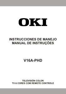 Manual de uso OKI V16A-PHD Televisor de LCD