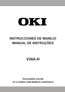 Manual OKI V26A-H Televisor LCD