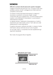Manual Siemens HB84K650C Forno
