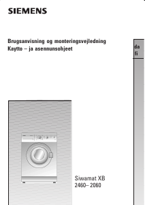 Manual Siemens WXB2460EU Mașină de spălat