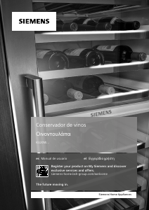 Manual de uso Siemens KU20WVHG0 Vinoteca