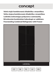 Manual Concept LA8383BC Fridge-Freezer