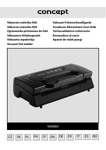 Manual Concept VA0060 Vacuum Sealer